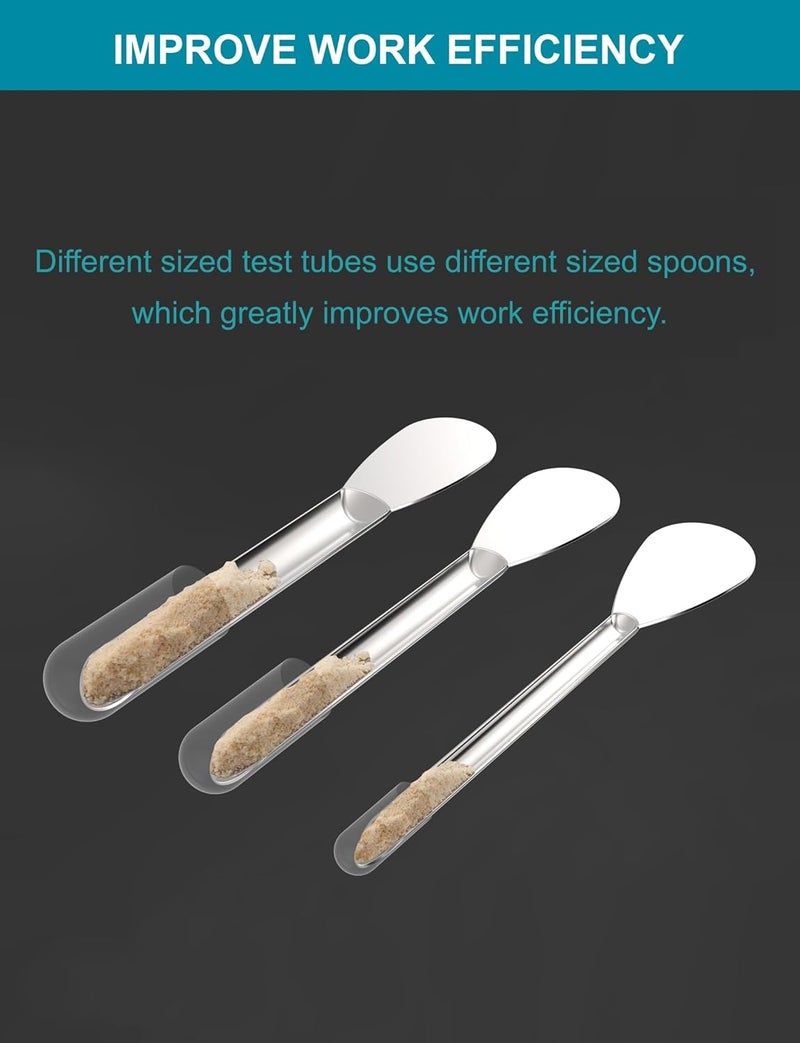 BFANGZ Versatile Lab Tube Rack Tray Kit - Home & Labs Tools with Spoon Scoops Spatula for Maker Size 000 00 0 1 2 3 Empty Microcentrifuge Tube Rack - Image 5